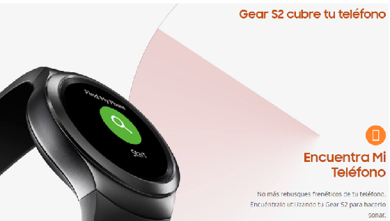 Galaxy Gear S2 - ¿Puedo localizar mi celular desde el Gear S2?