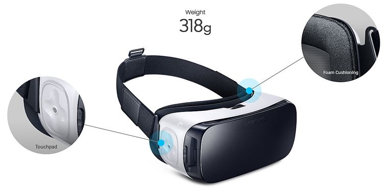 Gear VR Lite - Diseño Ligero