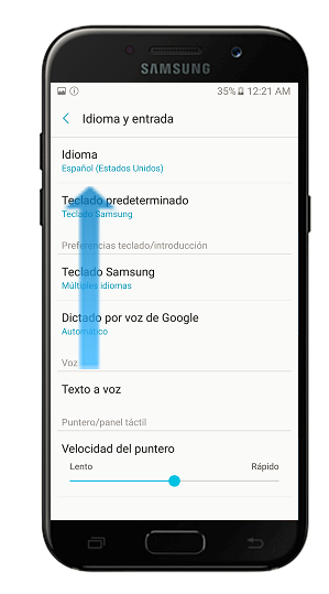 Samsung Galaxy A5: 2017 (SM-A520F): ¿Cómo cambiar el idioma del teléfono?