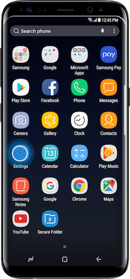 Galaxy S8+ - ¿Cómo usar el reconocimiento de huella?