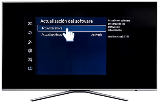 Samsung: Instalación de actualización de software para Smart TV serie K