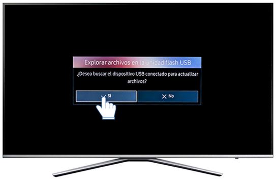 Samsung: Instalación de actualización de software para Smart TV serie K