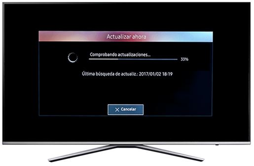 Samsung: Instalación de actualización de software para Smart TV serie K