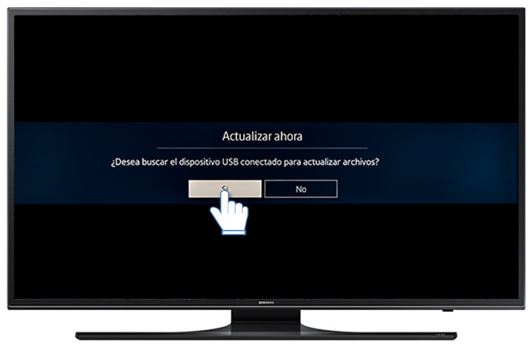 Samsung: Instalación de actualización de software para Smart TV serie J