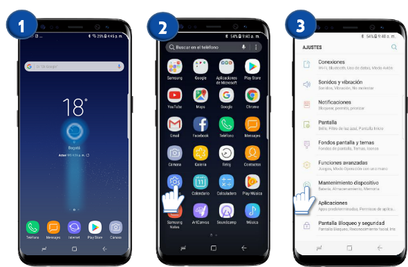 Samsung: Galaxy S8 y S8+-¿Cómo optimizar tu dispositivo?