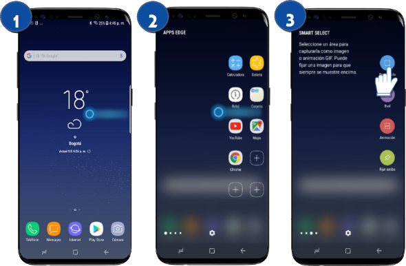 Samsung: Galaxy S8 y S8+-Smart Select