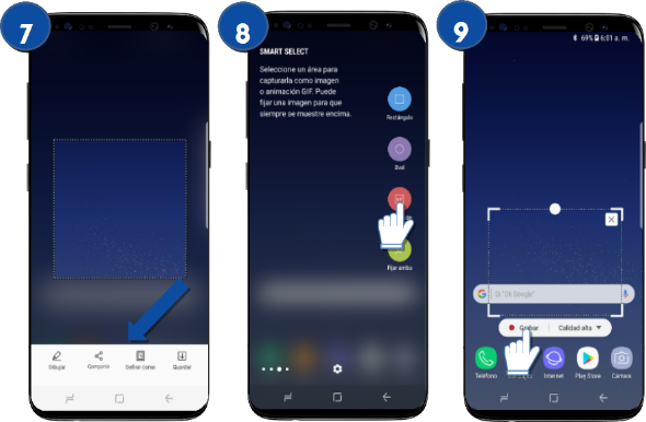 Samsung: Galaxy S8 y S8+-Smart Select