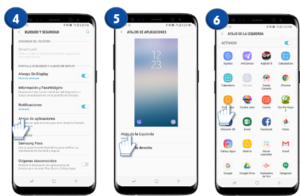 Galaxy S8 y S8+ - ¿Cómo cambiar los accessos directos de las aplicaciones?