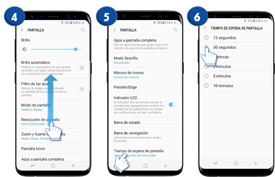 Samsung: Galaxy S8 y S8+-Indicador LED de notificaciones.