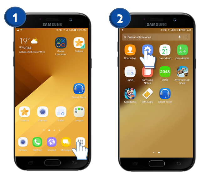 Galaxy A7 (2017) - ¿Cómo activar el inicio rápido de la cámara?
