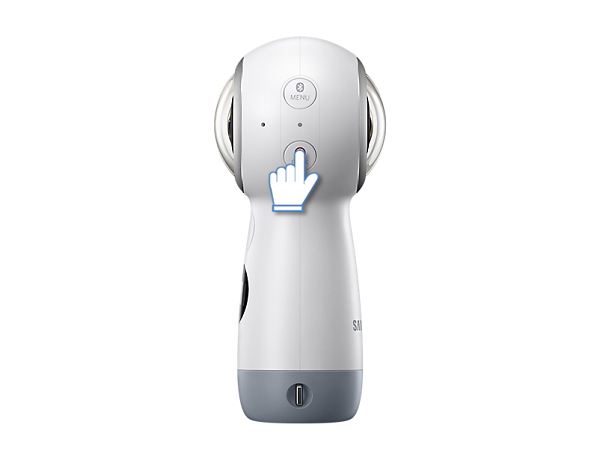 Samsung: Gear 360 (2017)-¿Cómo encender ó apagar el dispositivo?