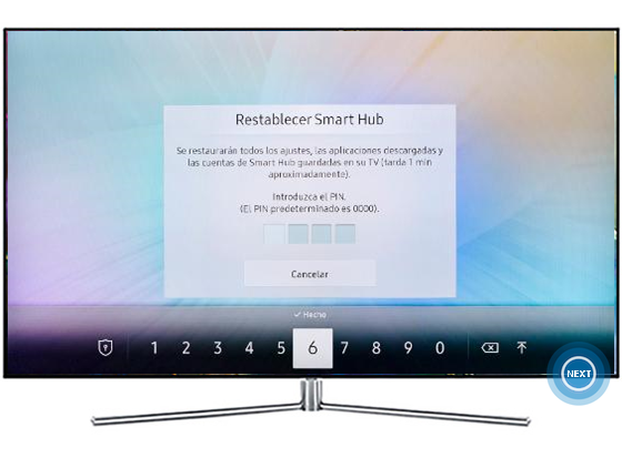 Samsung: Diagnóstico & Servicio-¿Cómo restablecer el Smart Hub en tu TV?
