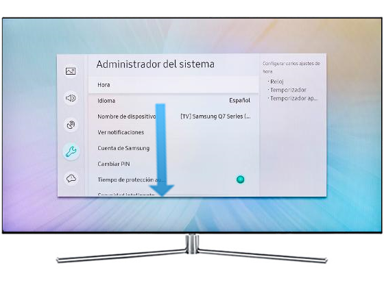 Samsung:UN49MU6500-¿Cómo configurar el modo de uso?