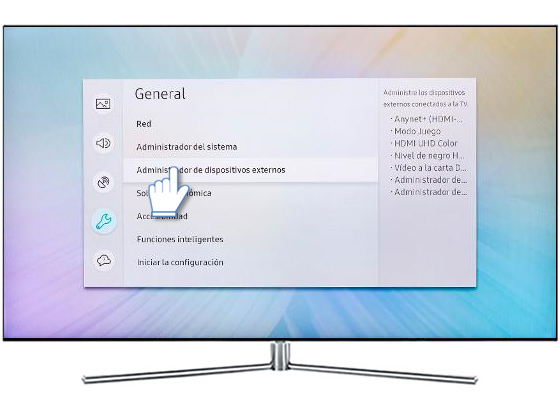 Samsung:UN49MU6300-¿Cómo configurar la notificación de acceso?