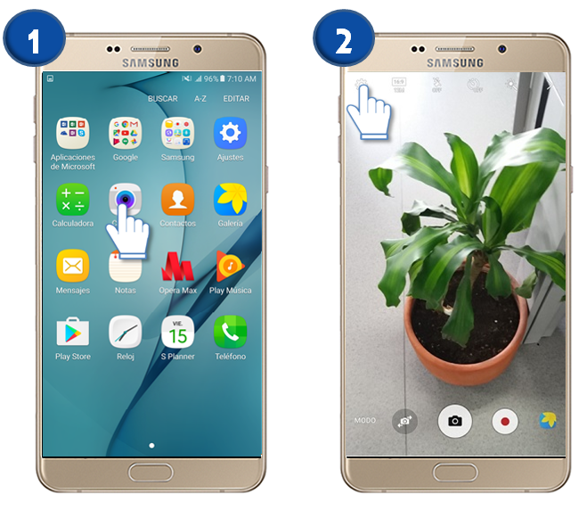 Galaxy A9 - ¿Cómo asignar la función de la tecla de volumen para cámara?