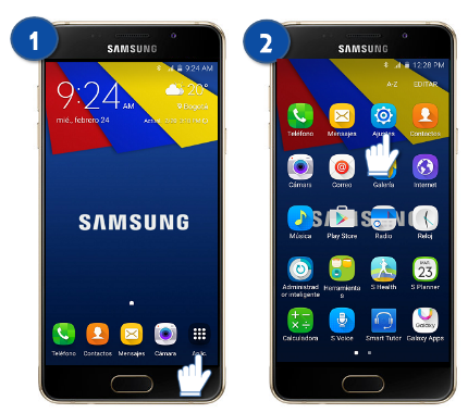 Galaxy A5 (2016) - ¿Cómo renombro las huellas registradas?