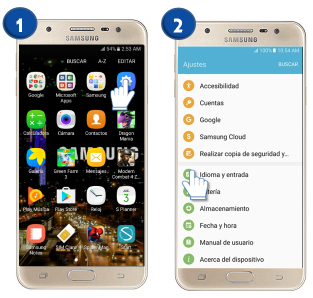 Galaxy J5 Prime - ¿Cómo activar texto predictivo?