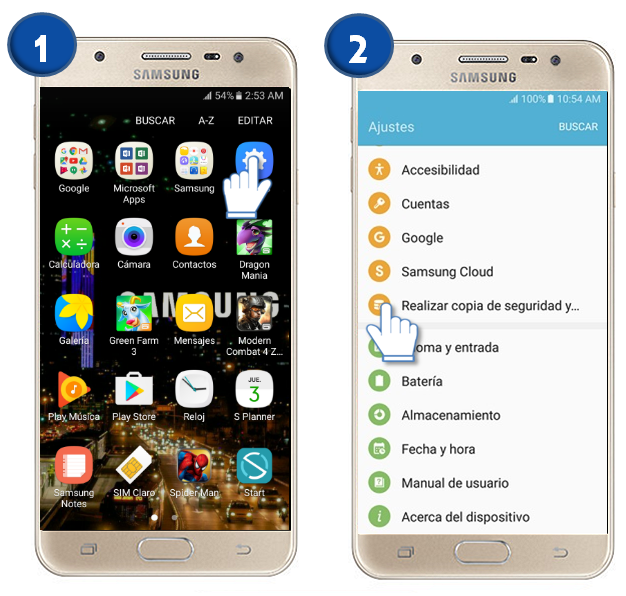 Galaxy J7 - ¿Cómo resTablecer las configuraciones del teclado?