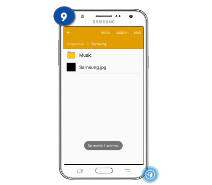 Galaxy J7 - ¿Cómo puedes mover un archivo o documento?