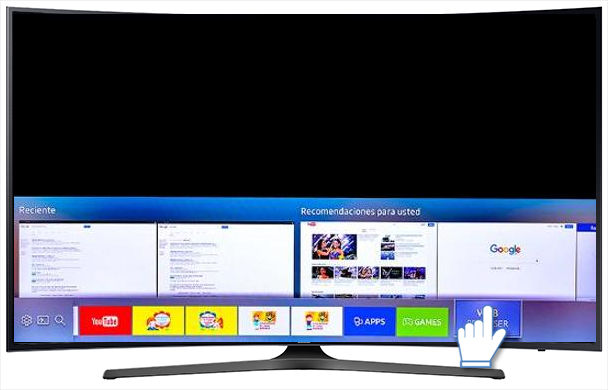 Smart TV/KU6500 - ¿Qué es y cómo quitar una página web de nuestra lista de marcadores?