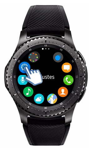 Galaxy Gear S3 Frontier - ¿Cómo cambiar estilo de fondo?
