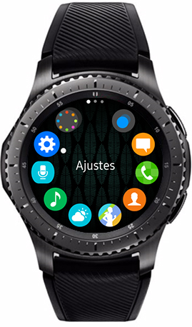 Galaxy Gear S3 Frontier - ¿Cómo cambiar estilo de fondo?