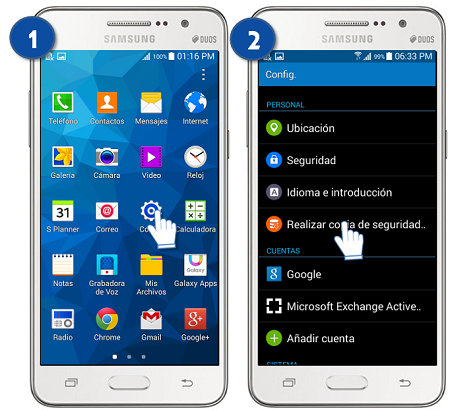 Galaxy Grand Prime - ¿Cómo resTablecer el equipo a su configuración por defecto?