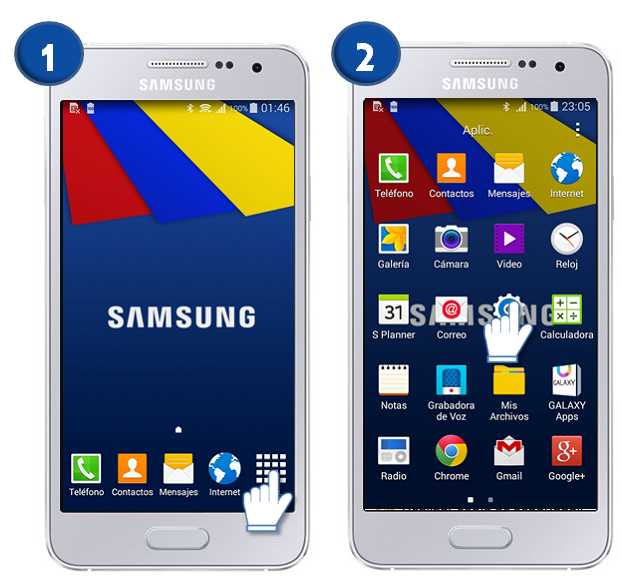 Galaxy A3 - ¿Cómo cambiar el estilo de fuente?