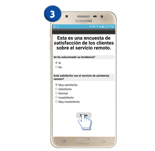 Galaxy A7 (2017) - ¿Qué es y cómo finalizar el soporte remoto?