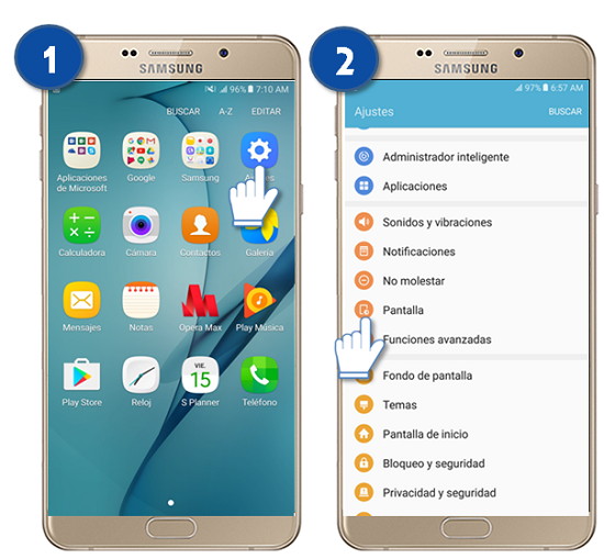 Galaxy A9 - ¿Cómo agregar o eliminar un widget?