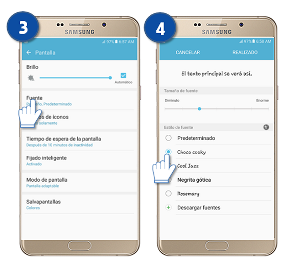 Galaxy A9 - ¿Cómo agregar o eliminar un widget?