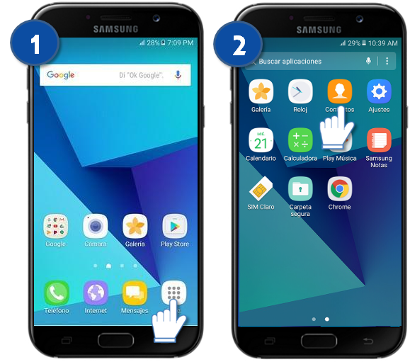 Galaxy A5 (2017) - ¿Cómo eliminar un contacto?