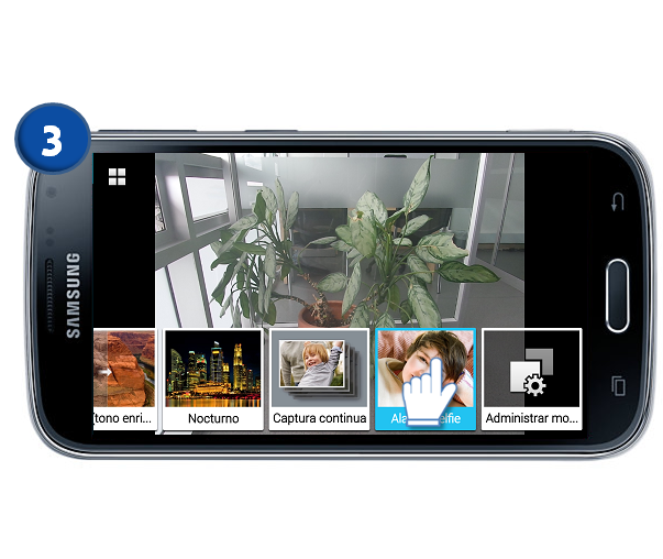 Samsung : Galaxy K Zoom - ¿Qué es y cómo puedo activar la Alarma Selfie?
