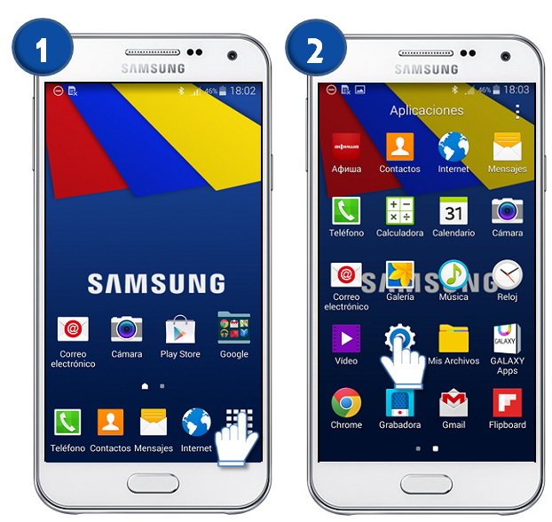 Galaxy E5 - ¿Qué es y cómo activar el Modo Sencillo o Modo fácil?