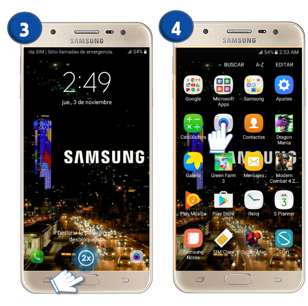 Galaxy J5 prime - ¿Qué es y cómo activar Inicio rápido de cámara?