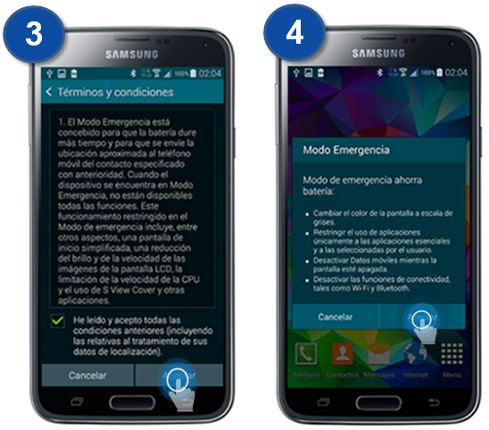 Galaxy S5 - ¿Qué es y cómo funciona el modo de emergencia?