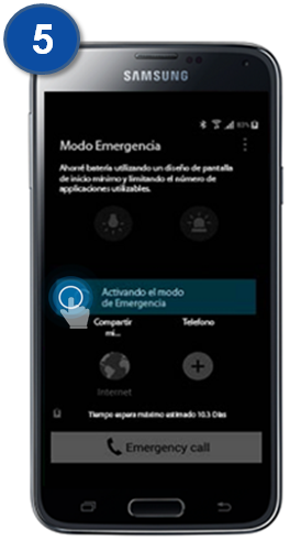 Galaxy S5 - ¿Qué es y cómo funciona el modo de emergencia?