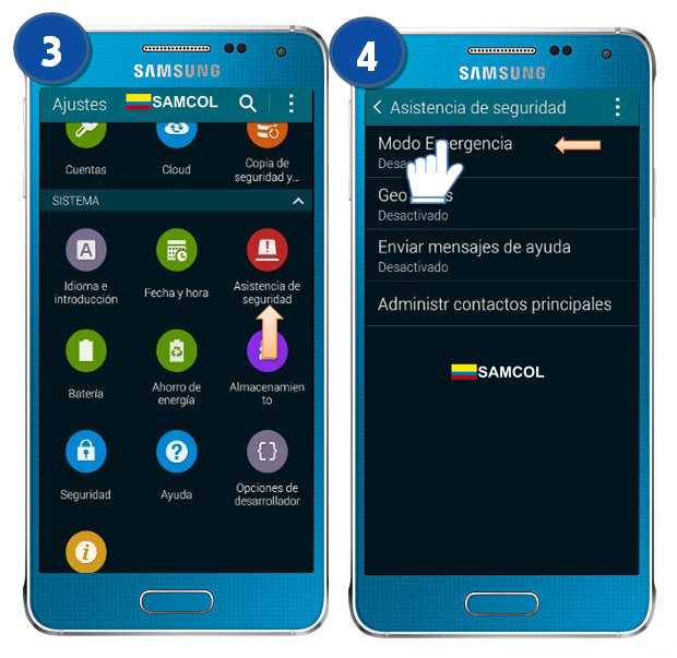 Galaxy ALPHA - ¿Qué es y cómo activar el modo de emergencia?