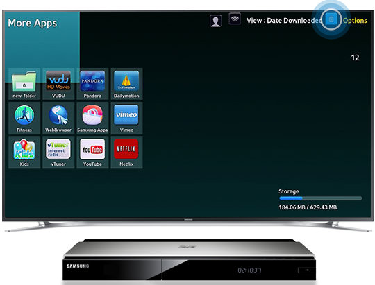 Blu-Ray BD-F7500 - ¿Cómo bloquear las aplicaciones?