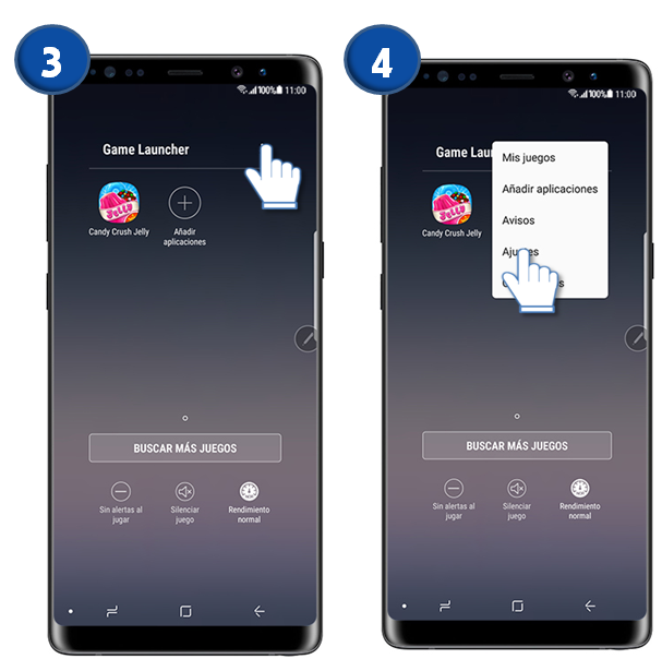 Galaxy Note8: ¿Qué es y cómo ingresar a los ajustes de Game Launcher?