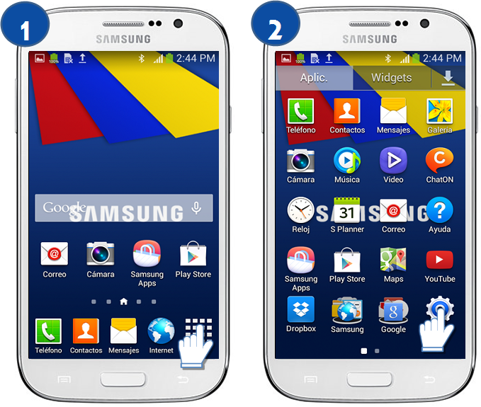 Galaxy Grand Neo - ¿Cómo ajustar la fecha y hora de forma manual?
