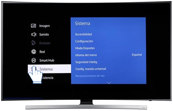 Smart TV Curvo/JU7500 - ¿Qué es y cómo configurar el Apagado automático?