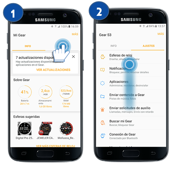 Galaxy Gear S3 Frontier - ¿Cómo crear mensajes nuevos para las respuestas rápidas?