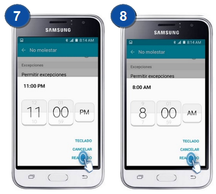 Galaxy J1 Mini - ¿Cómo activar el modo no molestar?