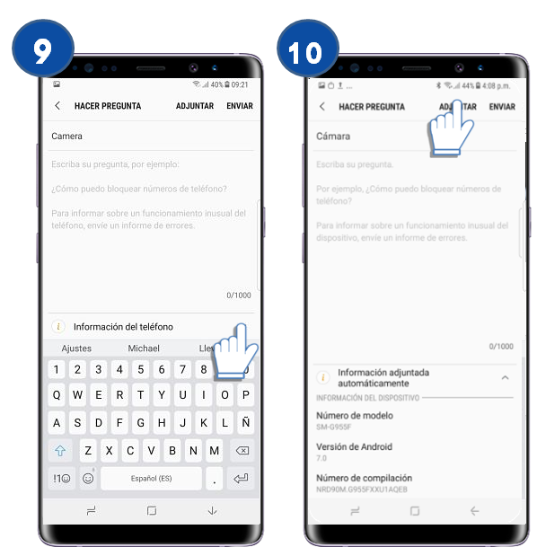 Galaxy Note8: ¿Cómo hacer una consulta desde Samsung Members?