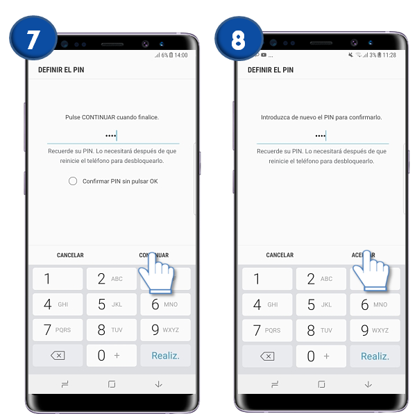 Galaxy Note8: ¿Qué es y cómo activar el bloqueo por iris?