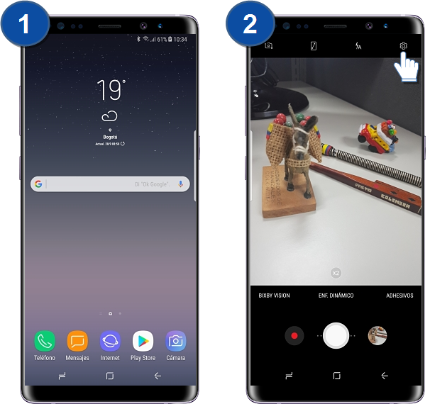 Galaxy Note8: ¿Qué es y cómo activar las líneas guía?