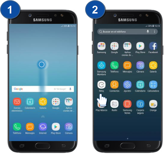 Galaxy J7 Pro - ¿Cómo utilizar el Cronómetro?