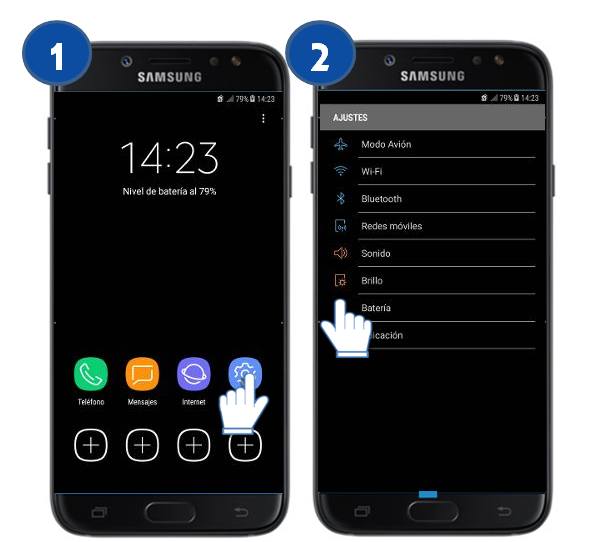 Galaxy J7 Pro - ¿Cómo desactivar el modo de ahorro de energía máximo?