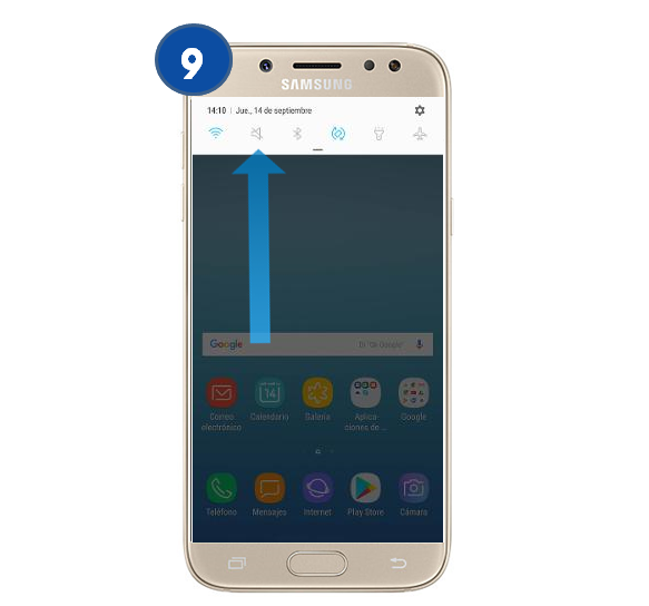 Galaxy J5 Pro - ¿Qué es y cómo cambiar el modo de sonido?